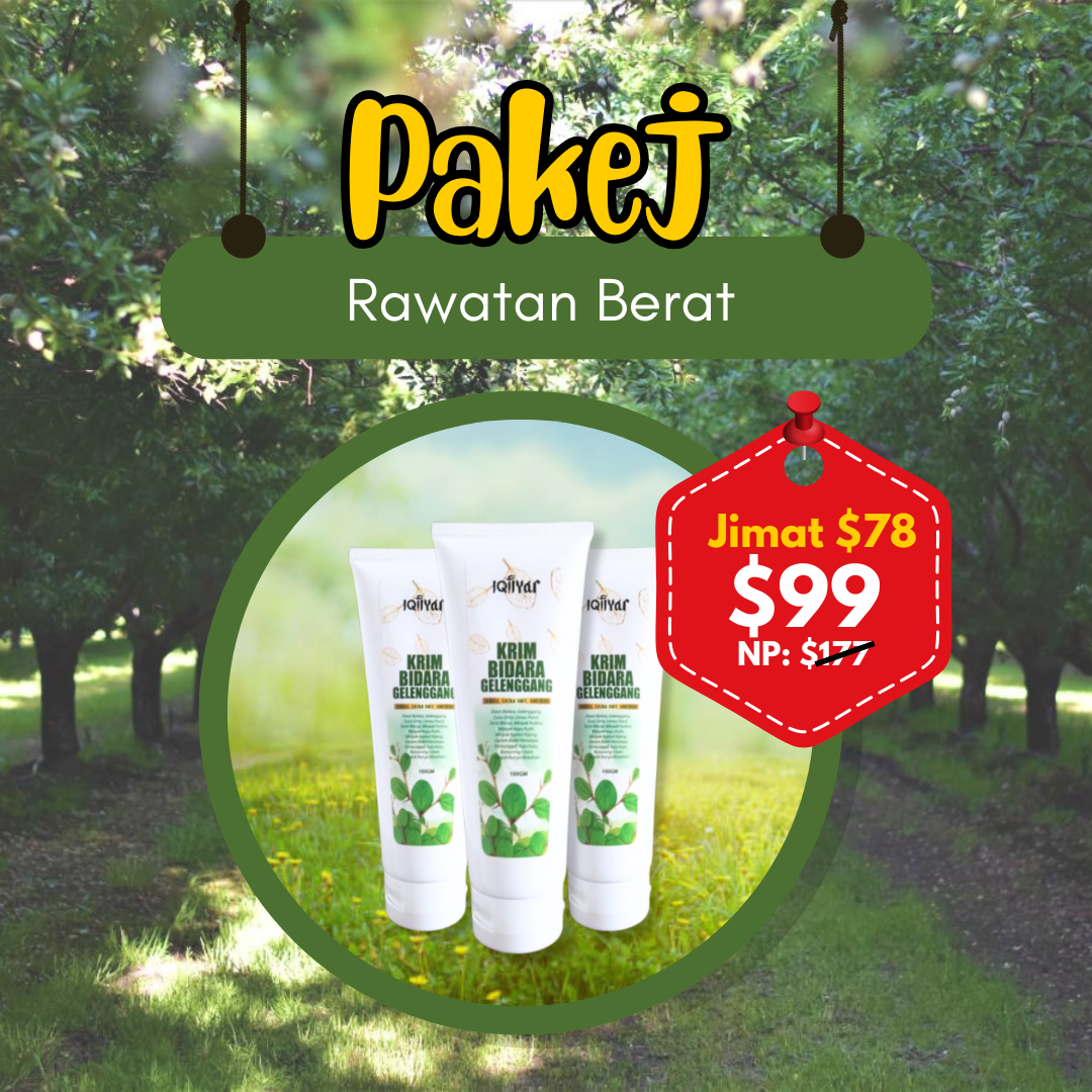 Pakej Rawatan Berat 3x Krim